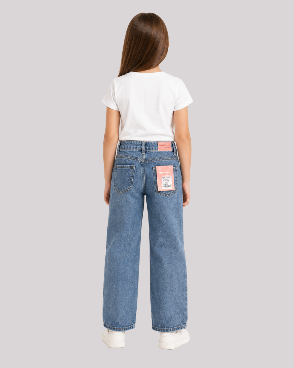 Jean Wide Leg Juvenil Niña