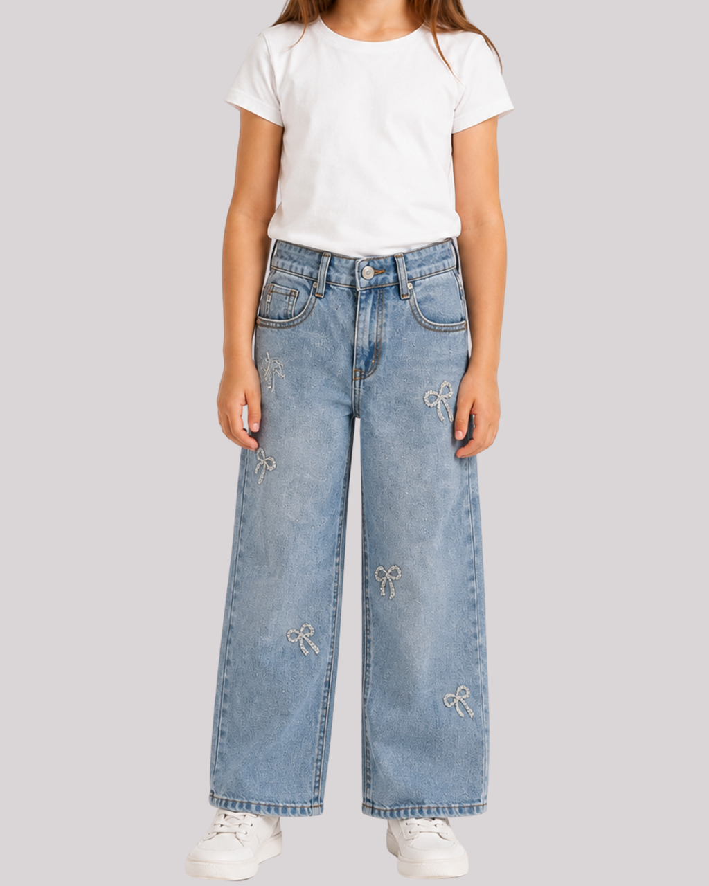 Jean Wide Leg Juvenil Niña