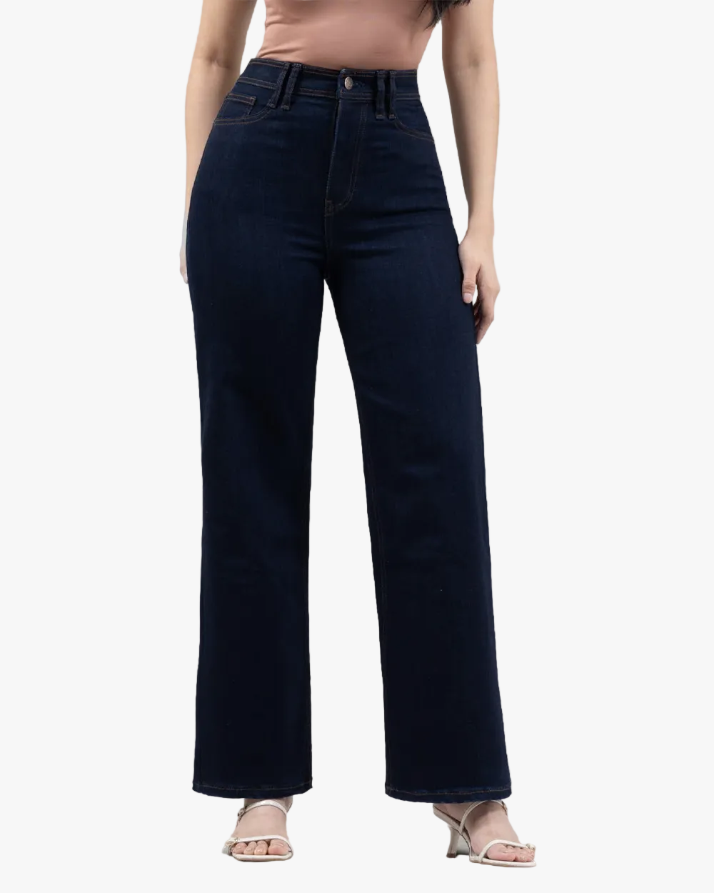 Jean Slim Wide Leg Mujer