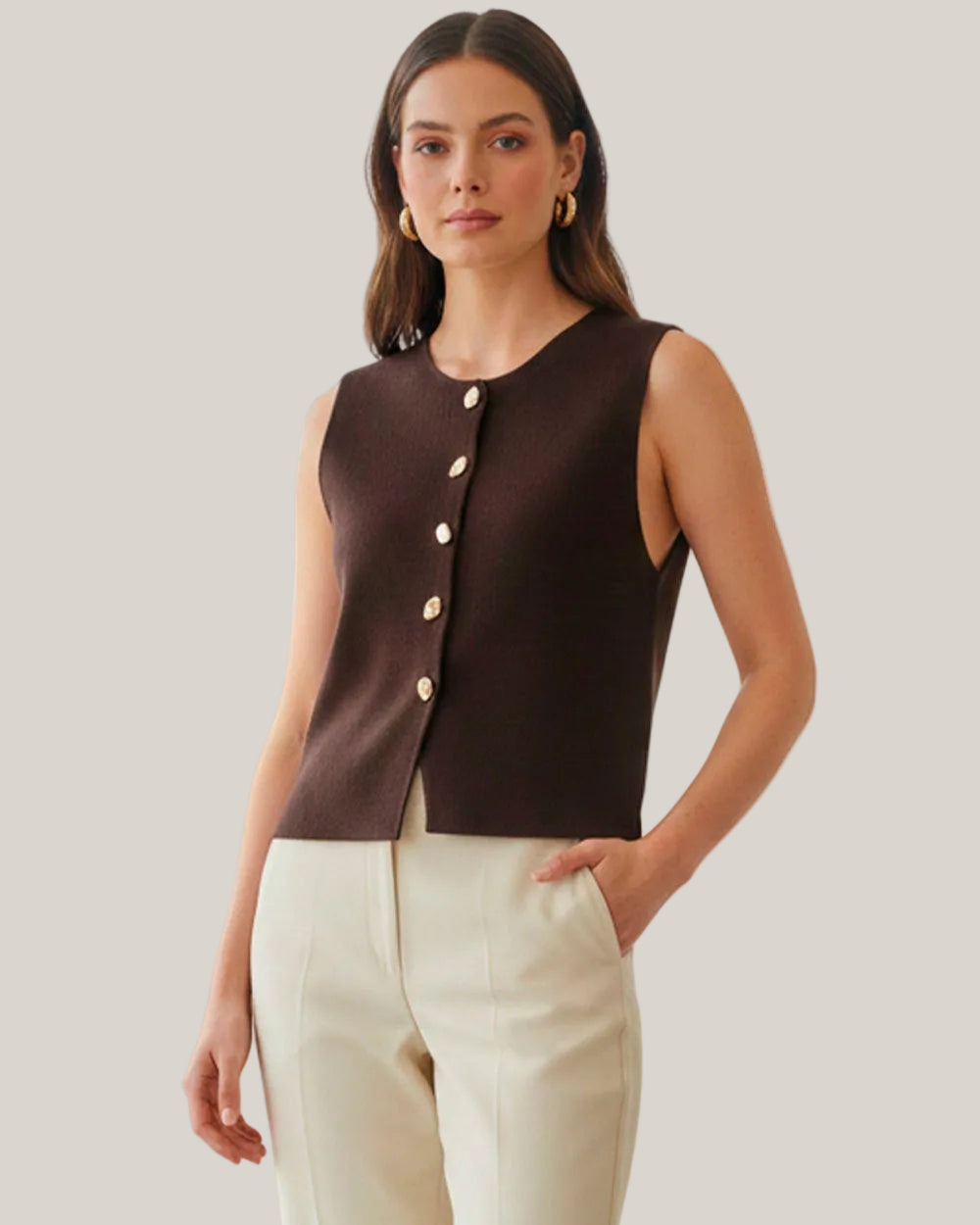 Chaleco Sin Manga Mujer