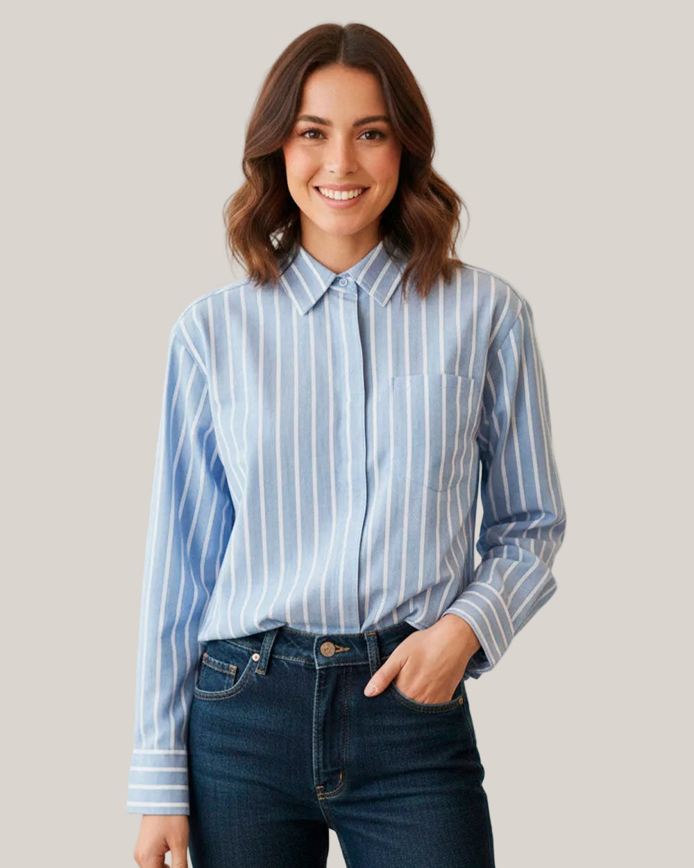 Blusa Manga Larga Mujer