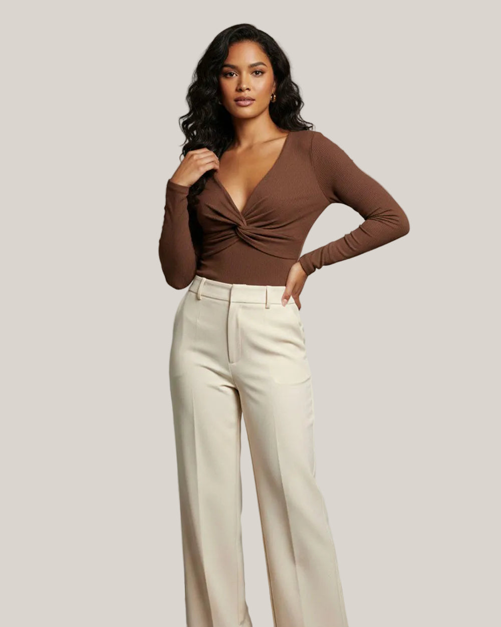 Blusa Manga Larga Mujer