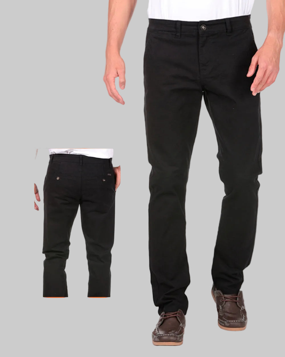 Pantalon Twill Slim Fit Hombre