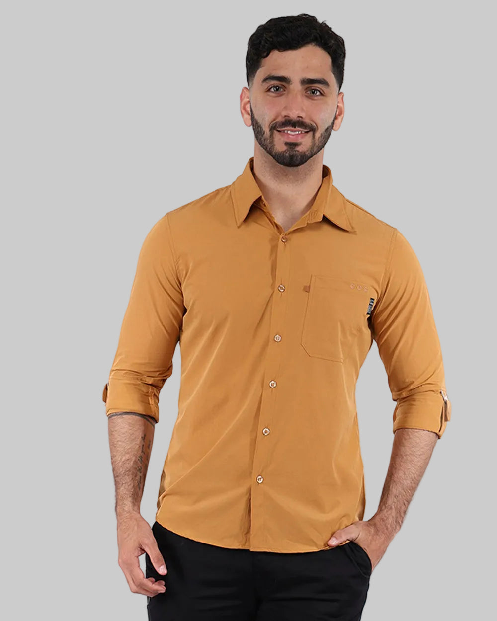 Camisa Manga Larga Hombre