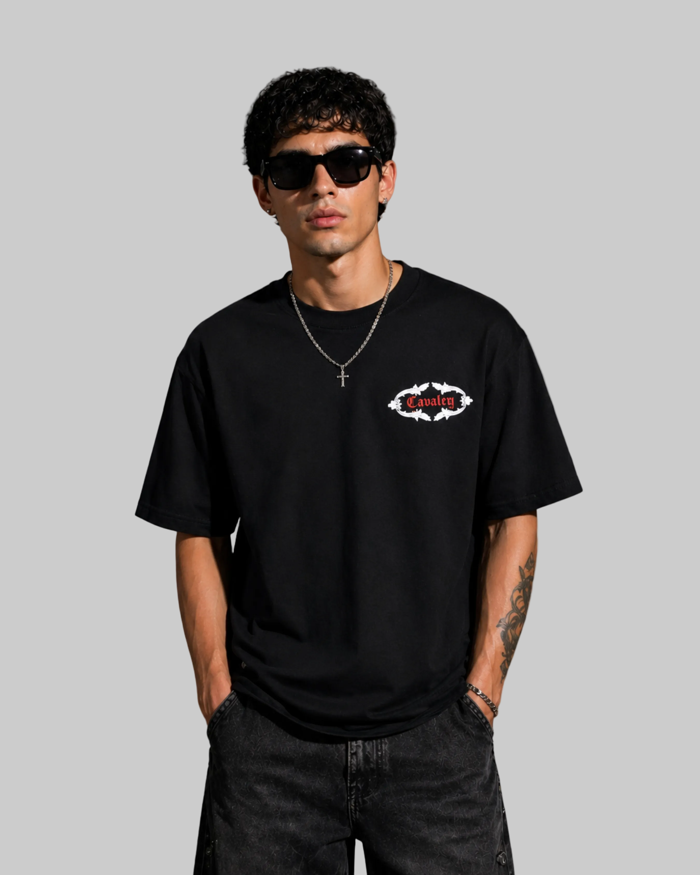 Camiseta Manga Corta Oversize Fit Hombre