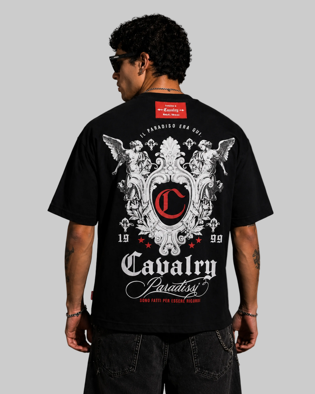Camiseta Manga Corta Oversize Fit Hombre