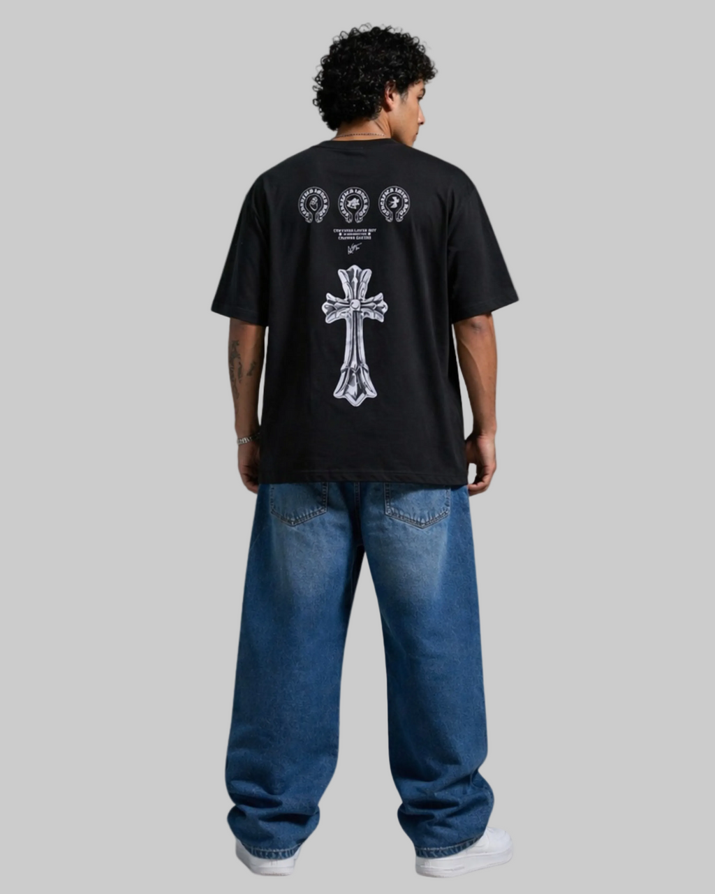 Camiseta Manga Corta Oversize Fit Hombre
