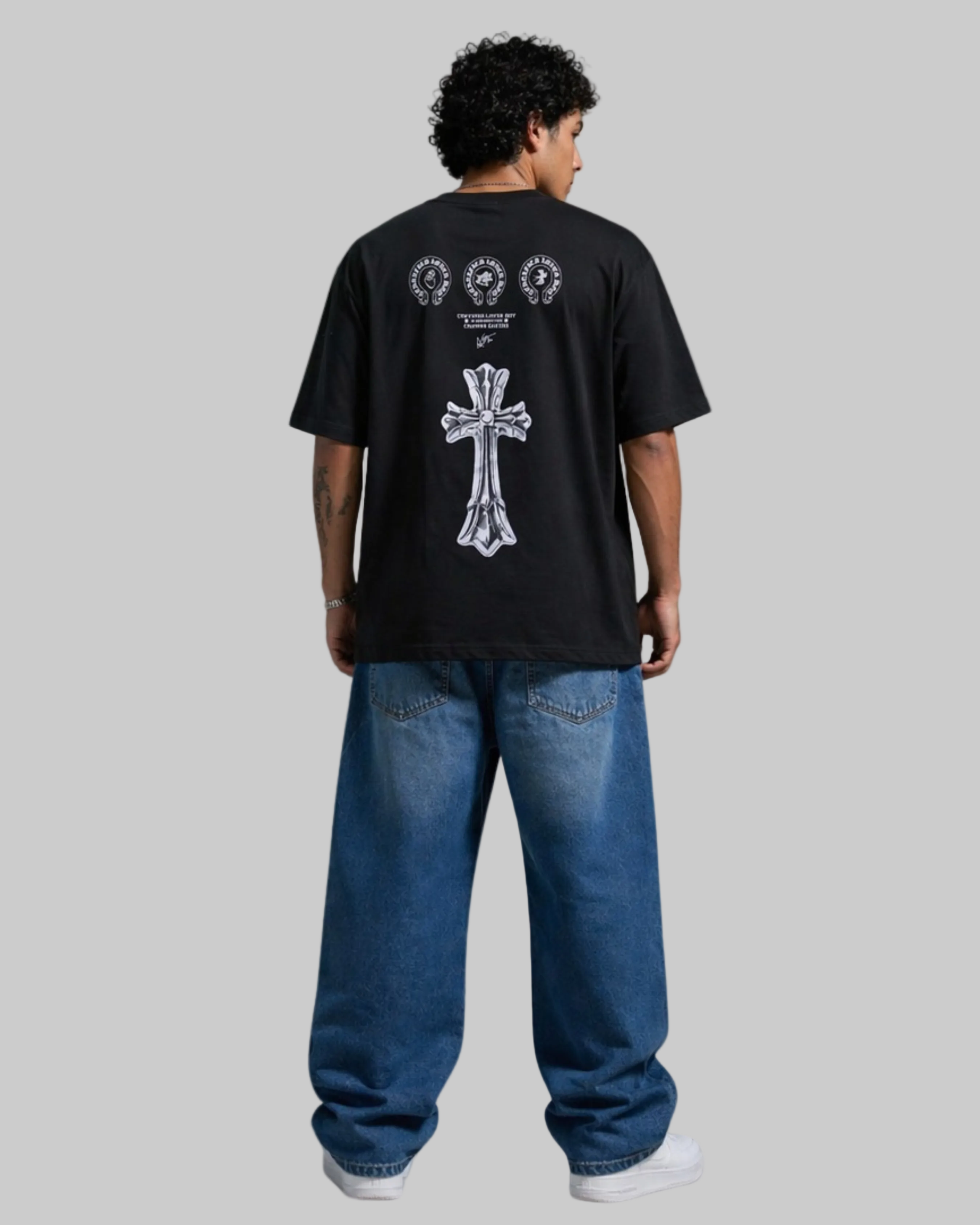 Camiseta Manga Corta Oversize Fit Hombre