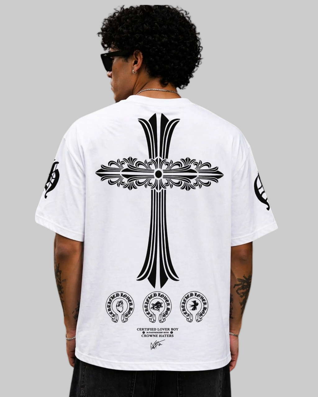 Camiseta Manga Corta Oversize Fit Hombre