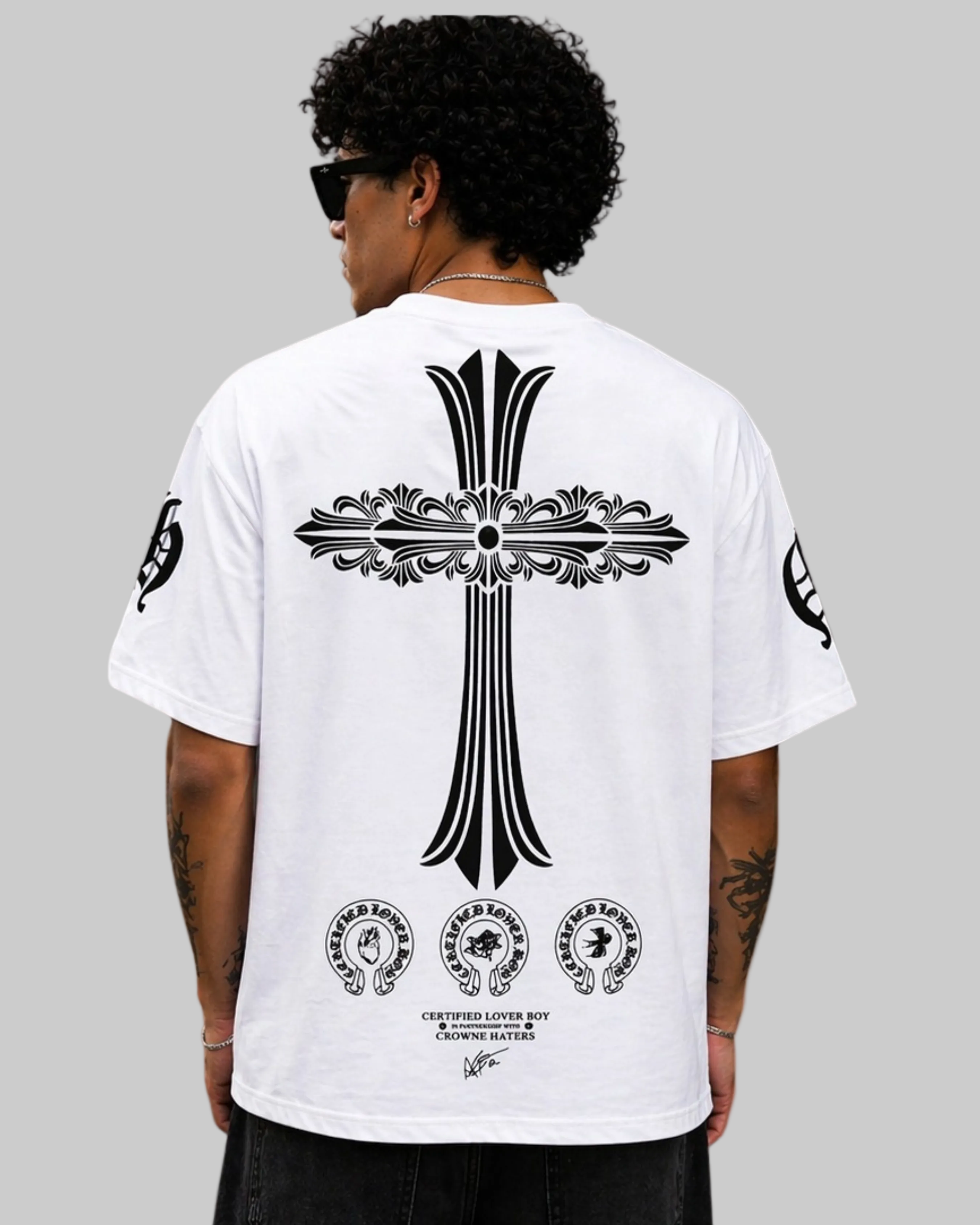 Camiseta Manga Corta Oversize Fit Hombre