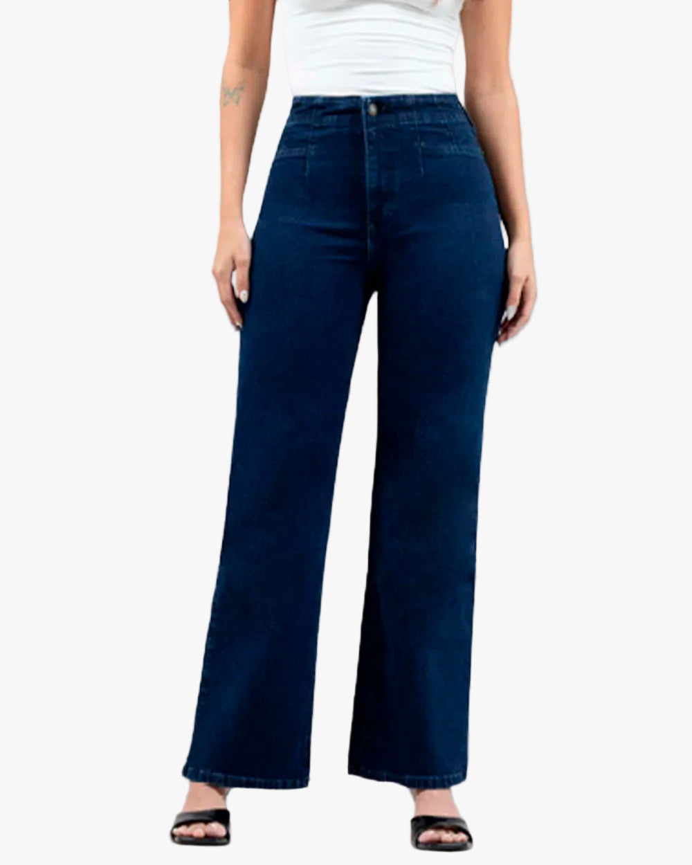 Jean Slim Wide Leg Mujer