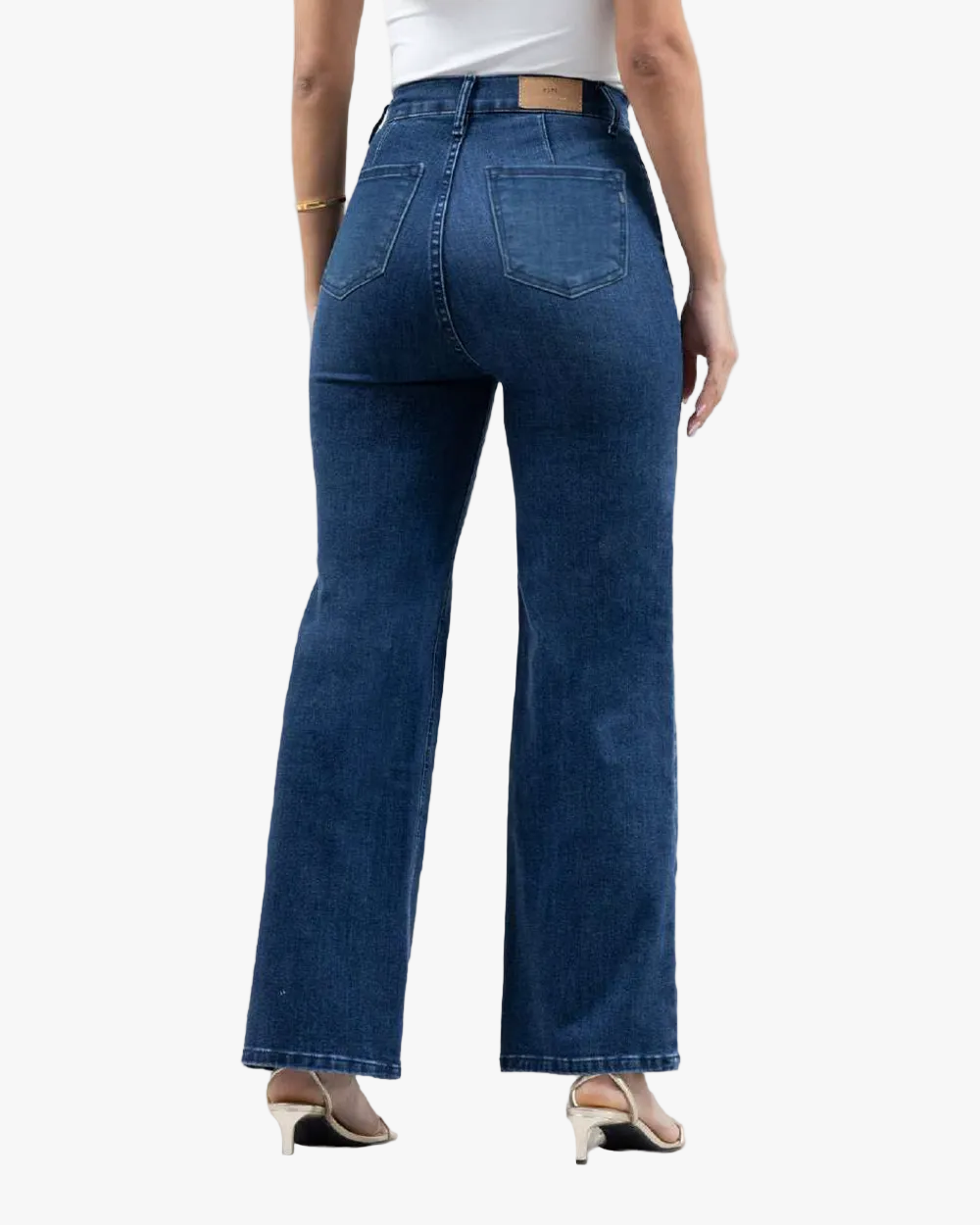 Jean Slim Wide Leg Mujer