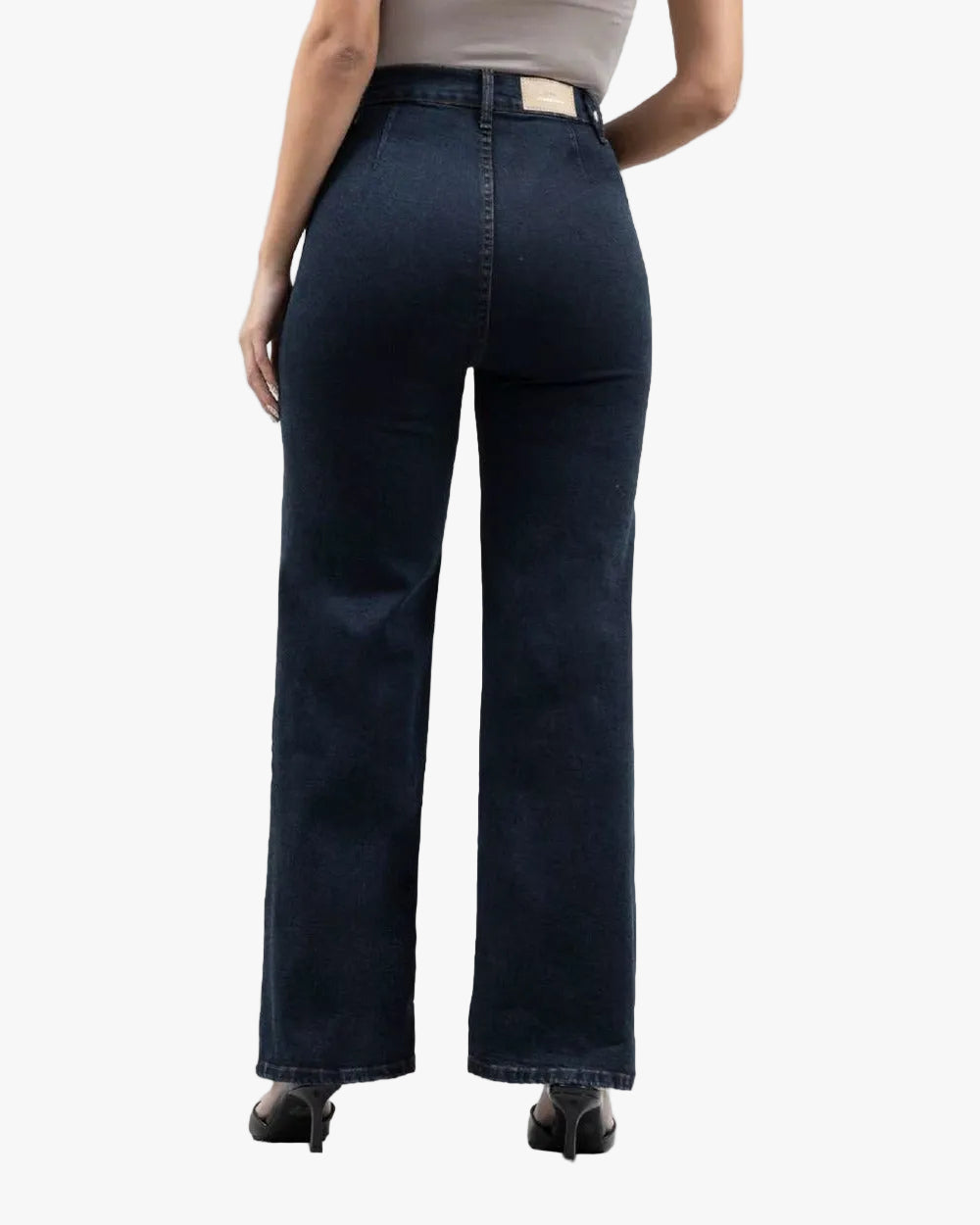 Jean Slim Wide Leg Mujer