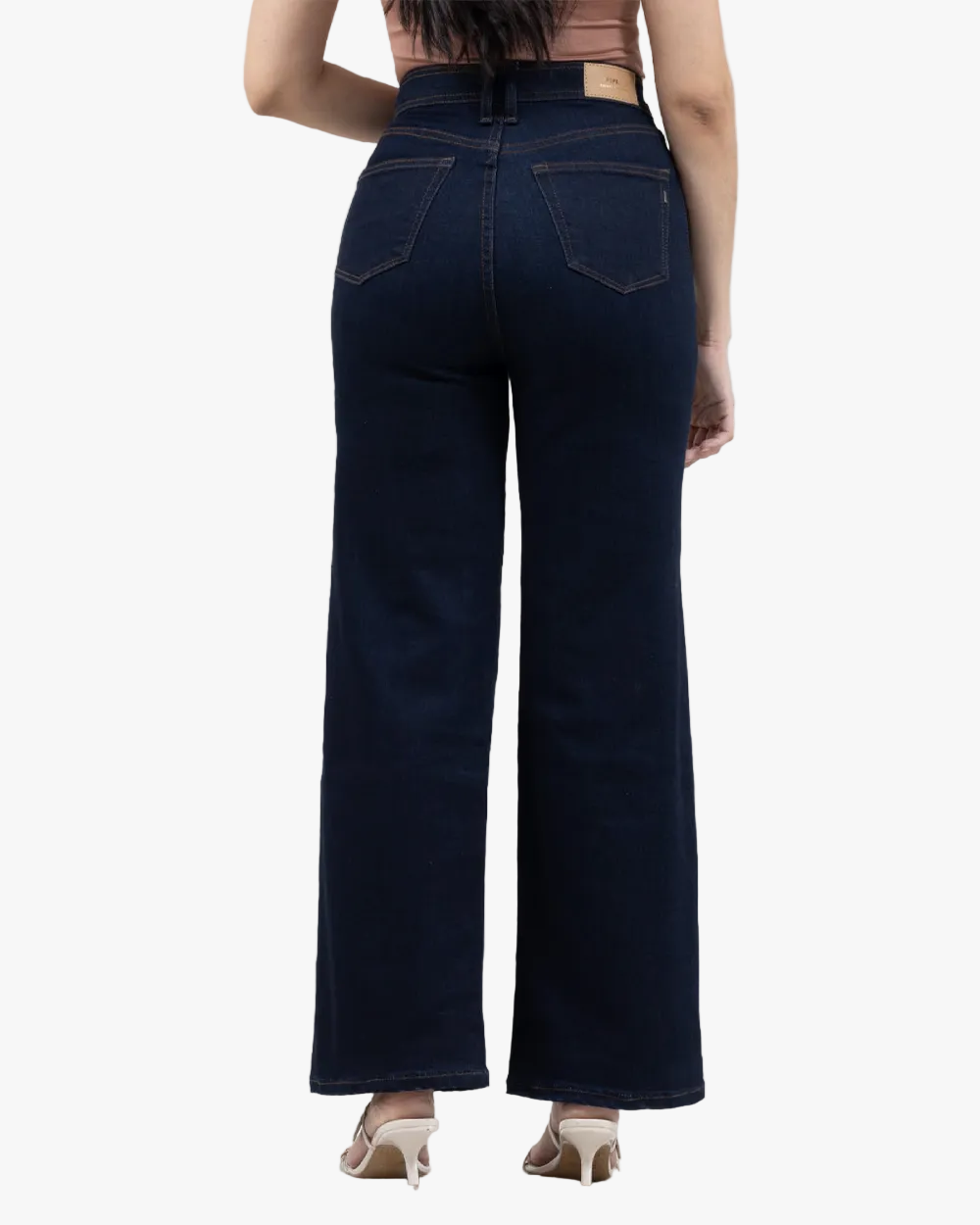 Jean Slim Wide Leg Mujer