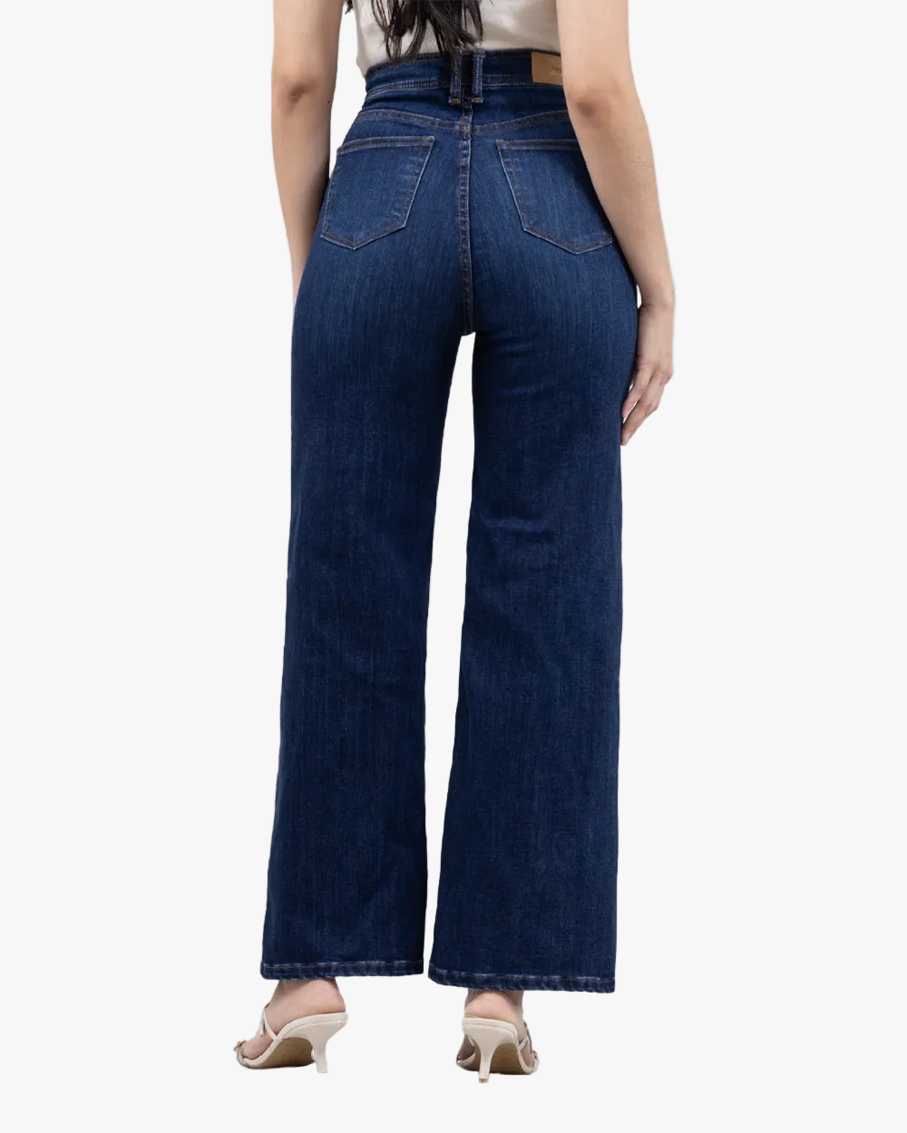 Jean Slim Wide Leg Mujer